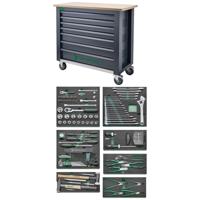 Stahlwille 98830179 Premium gereedschapsset 161-delig Met mobiele werkbank WB625 7 laden (b x h x d) 1150 x 1045 x 500 mm - thumbnail