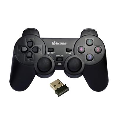 Vakoss GP-3925BK game controller Zwart RF Gamepad Analoog/digitaal PC, Playstation 3