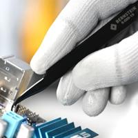 Bernstein Tools for Electronics 5-055-13 SMD-pincet 7a SA-ESD Sikkelspits, super-spits 120 mm - thumbnail