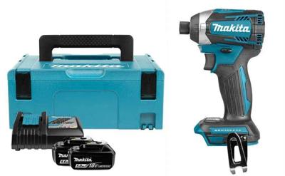 Makita dtd154rtj 18v accu slagschroevendraaier koolborstelloos 5,0ah 175nm