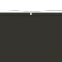 VidaXL Luifel verticaal 100x1200 cm oxford stof antracietkleurig - thumbnail