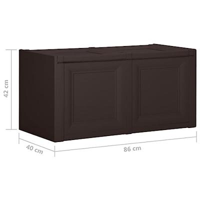 VidaXL Kussenbox 85 l 86x40x42 cm bruin