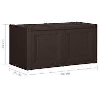 VidaXL Kussenbox 85 l 86x40x42 cm bruin - thumbnail