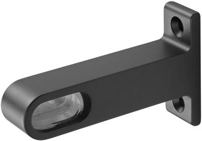 STEUN EIND GARDELUX-1 MAT ZWART (1190)