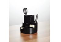 MAUL bureauorganizer pennenbak Roundbox Ø14x12.5cm, 7 vaks zwart - thumbnail
