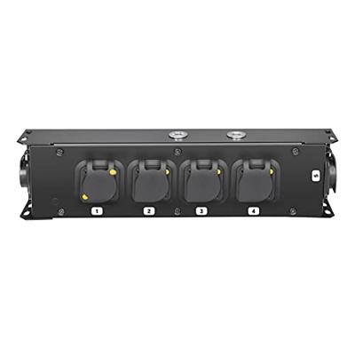 Adam Hall PROPORT 4TT 4-weg verdeeldoos met powerconnectors Adam Hall PROPORT 4TT 4-weg verdeeldoos met powerconnectors