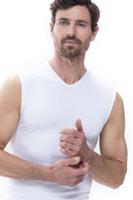 Heren Mouwloos shirt - Software - Muscle shirt - Ondershirt zonder mouwen - modal - V-hals - thumbnail
