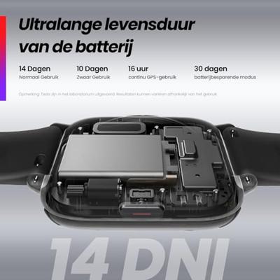 Smartwatch Amazfit W2211EU5N Zwart 1,75"