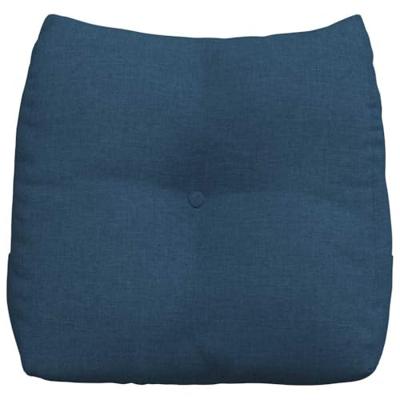 VidaXL Rugkussen blauw 45 x 24 x 50 cm stof VidaXL Rugkussen blauw 45 x 24 x 50 cm stof