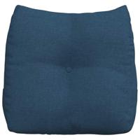 VidaXL Rugkussen blauw 45 x 24 x 50 cm stof - thumbnail