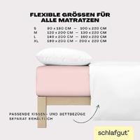 Schlafgut Schlafgut EASY Jersey Elasthan Hoeslaken L - 140x200 - 160x220 334 Purple Light - thumbnail