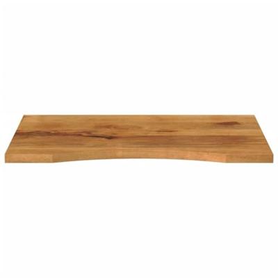 Bureaublad met ronding 80x50x2,5 cm massief ruw mangohout Bureaublad met ronding 80x50x2,5 cm massief ruw mangohout