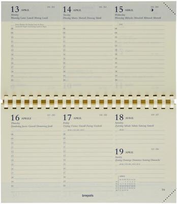 Agendavulling 2026 Brepols Omniplan 7dagen/2pagina&apos;s