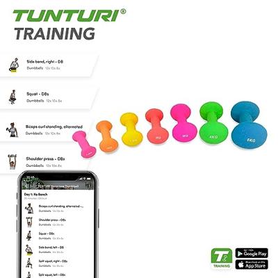 Tunturi Neopreen Dumbell 1kg Orange