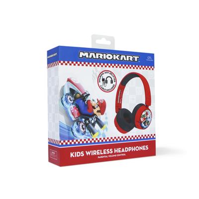 OTL Technologies MK0983 Mario Kart draadloze hoofdtelefoon voor kinderen - rood