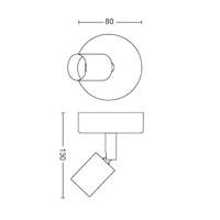 Philips Limbali 8719514465138 Plafondspot GU10 Wit - thumbnail