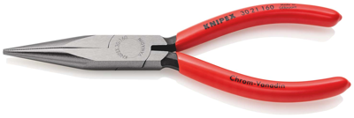 Knipex Langbektang | Kunststof bekleed | Zwart geatramenteerd | Lengte 140 mm | Zelfbedieningskaart/blister - 30 21 160 SB Knipex Langbektang | Kunststof bekleed | Zwart geatramenteerd | Lengte 140 mm | Zelfbedieningskaart/blister - 30 21 160 SB