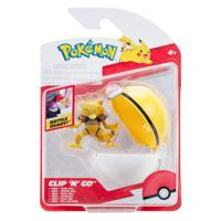 Pokemon Figure - Abra + Level Ball (Clip 'n' Go) - thumbnail