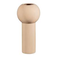 WOOOD vaas zayn beige 29 cm | 8 stuks - thumbnail