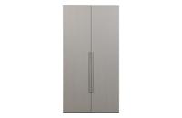 WOOOD Kledingkast 'Rens' 2-deurs, kleur Pebble Grey - thumbnail