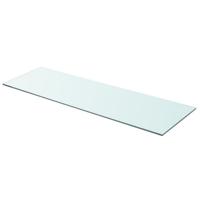Wandschap transparant 90x30 cm glas - thumbnail