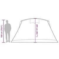 Tunneltent 10-persoons waterdicht groen - thumbnail