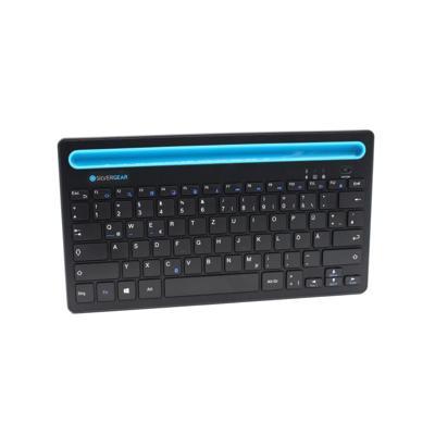 Draadloos Tablet Toetsenbord met Duitse QWERTZ Lay-out - Zwart