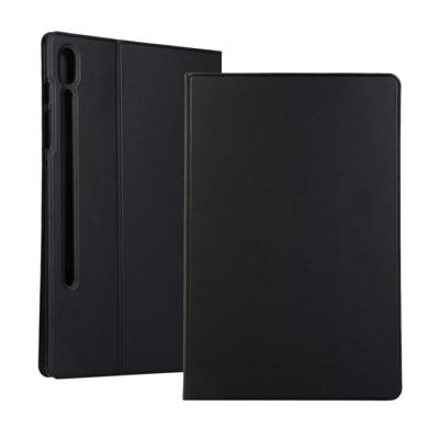 Voltage elastische textuur horizontale Flip lederen case voor Galaxy tab S6 T860 met houder (zwart)