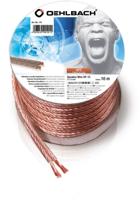Oehlbach 101 Luidsprekerkabel 2 x 1.5 mm² Transparant 10 m - thumbnail