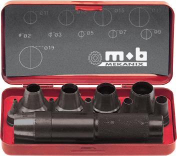 Peddinghaus Holpijpset even 3-20 met houder - 8004209001 - 8004209001