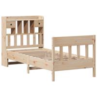 Bedframe zonder matras massief grenenhout 90x190 cm - thumbnail