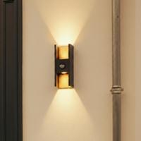 SLV WandspotFlatt antraciet met sensor - 1010107 - thumbnail