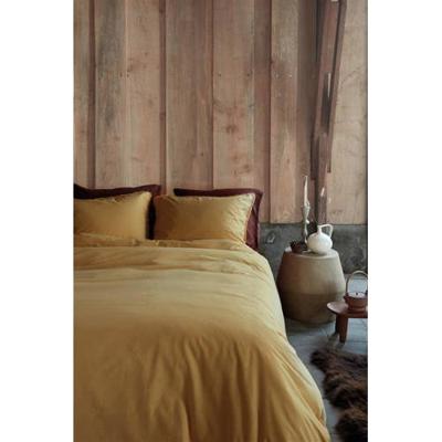 vtwonen Natural Stone Fraying Geel Dekbedovertrek