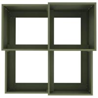 Tuin Bloempot Olijfgroen 100 x 100 x 60 cm Staal - thumbnail