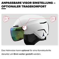 Atomic Savor Visor Stereo Helm Black 55-59 - thumbnail