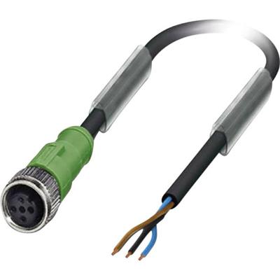 Phoenix Contact 1693034 Sensor/actuator connector, geassembleerd M12 Aantal polen (sensoren): 3 Bus, recht 10.00 m 1 stuk(s)