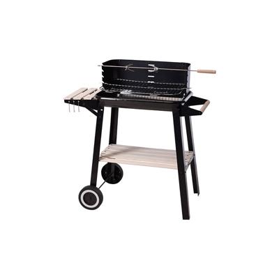 Kolenbarbecue met wielen (54 x 34 x 6.5 cm)