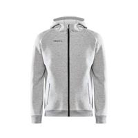 Craft 1910620 Core Soul Full Zip Hood Men - Grey Melange - M - thumbnail