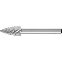 PFERD TOOLS 22441336 Freesstift HSS Spitsboog Lengte 60 mm Afmeting, Ø 10 mm Werklengte 20 mm Schachtdiameter 6 mm 1 stuks - thumbnail