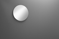 Royal Plaza Merlot spiegel 50x50cm zonder verlichting rond Glas Zilver ROND 50 - thumbnail