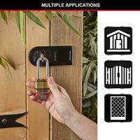 Masterlock Hangslot Excell 45mm, b. 38mm, O8mm - M1BEURDLF M1BEURDLF - thumbnail