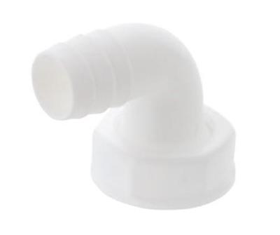 Kirchhoff Kunststof apparaataansluiting 90°, wit, 1" IT x 3/4" mondstuk - 98837904 Kirchhoff Kunststof apparaataansluiting 90°, wit, 1" IT x 3/4" mondstuk - 98837904