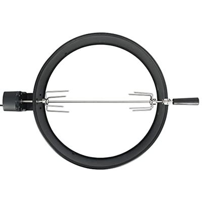VidaXL Bbq rotisserie ring 57 cm zwart