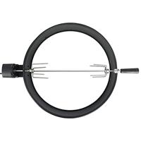 VidaXL Bbq rotisserie ring 57 cm zwart - thumbnail
