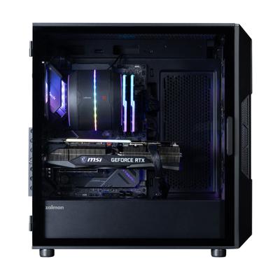 PC-behuizing (zonder voeding) - ZALMAN i3 NEO V2 - I3NEOV2FRGBBK - Mid-tower - ATX-vormfactor - Zwart
