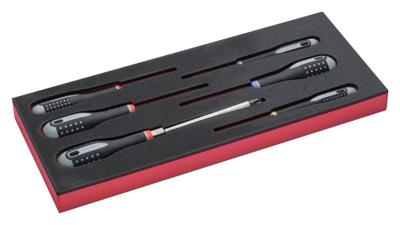 Bahco Foaminlay Fit&Go 1/3 met schroevendraaiers | ERGO | gleuf | Phillips en Pozidriv - 6-delig - FF1E1006