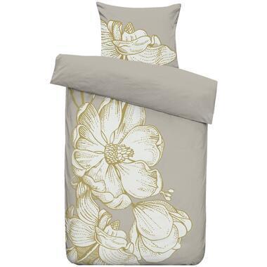 Dekbedovertrek Maria - grijs - 140x200/220 cm - Leen Bakker