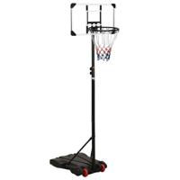 VidaXL Basketbalstandaard 216-250 cm polycarbonaat transparant - thumbnail