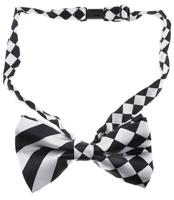 Strikje zwart/wit - thumbnail