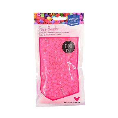 Vaessen Creative • strijkkralen neon roze 1100st.